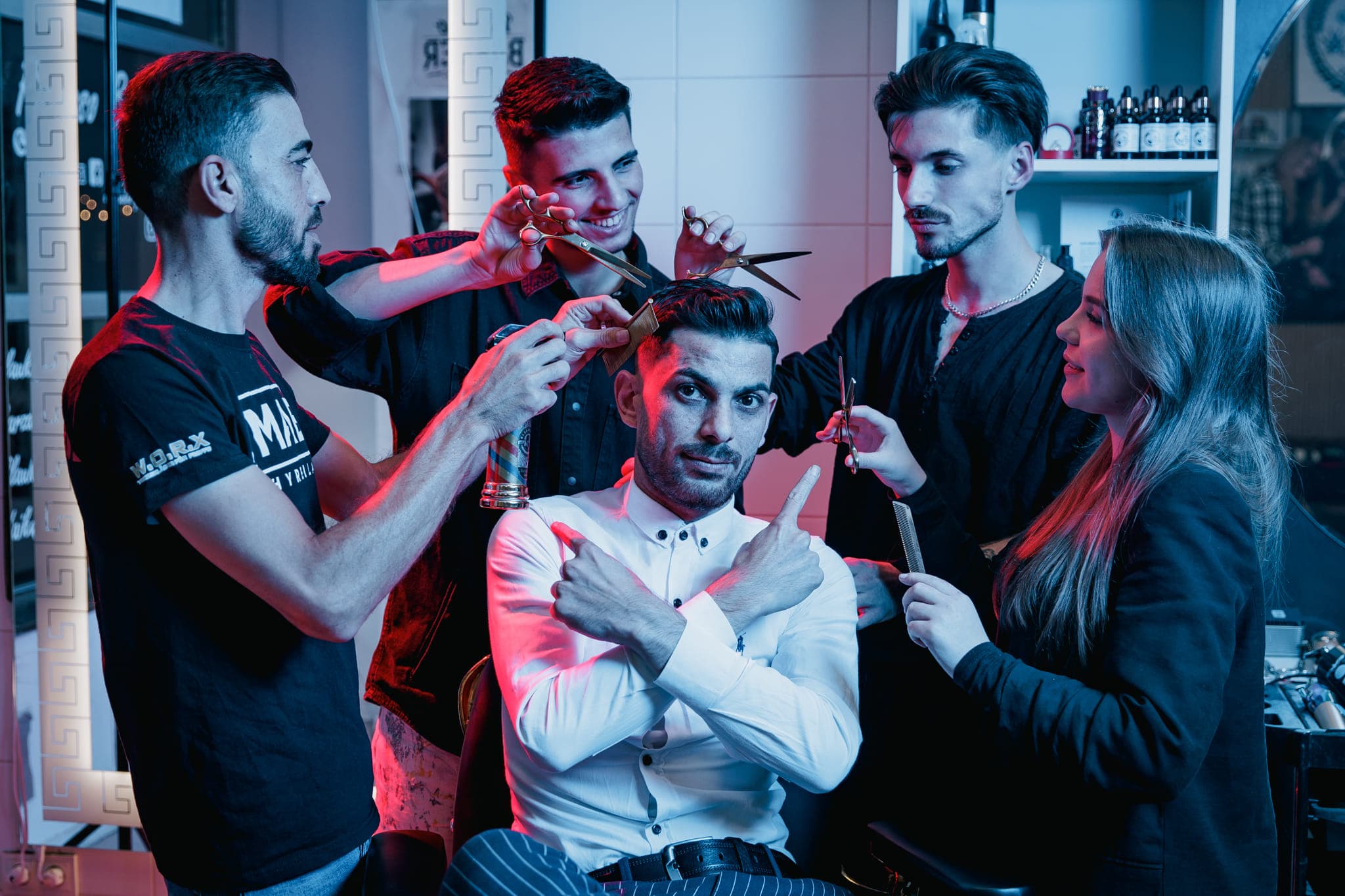Picasso Barbershop komanda salone